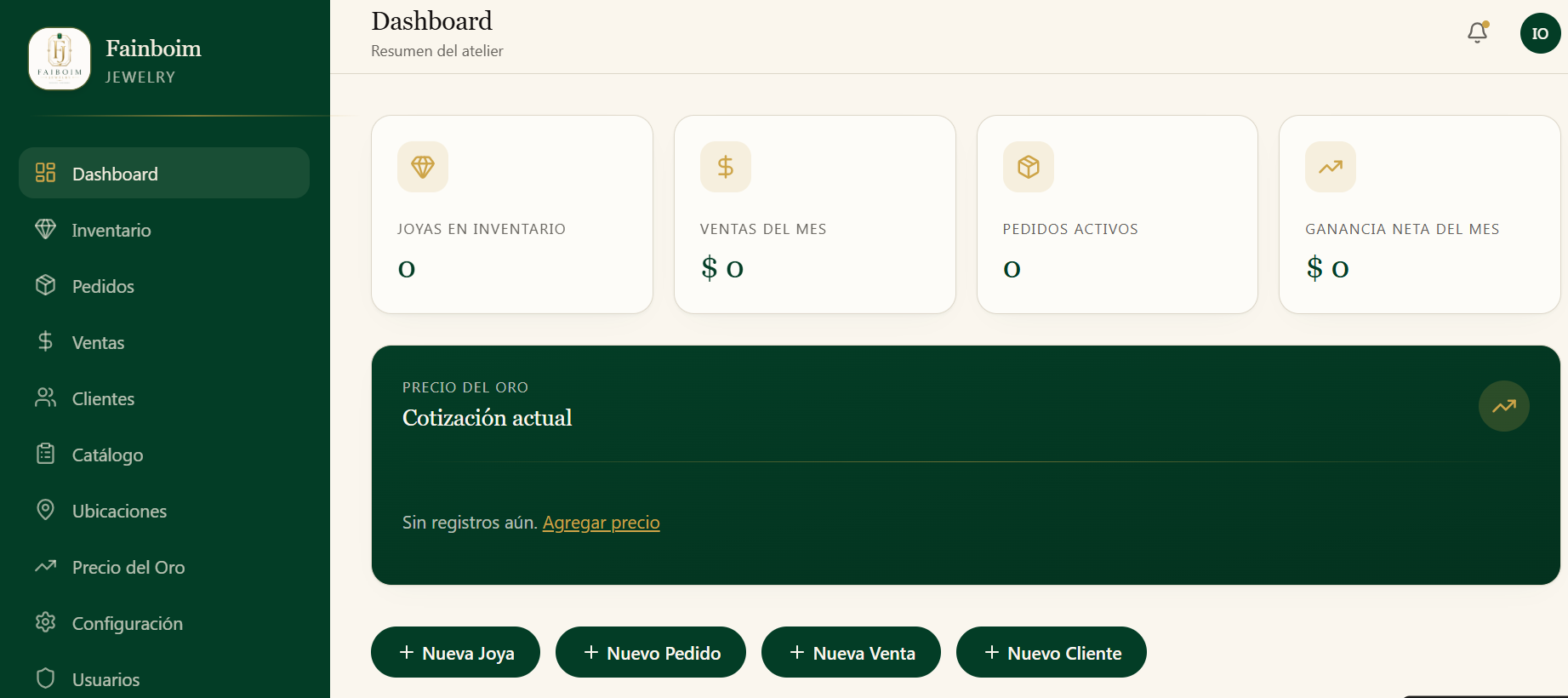 Fainboim Jewelry platform